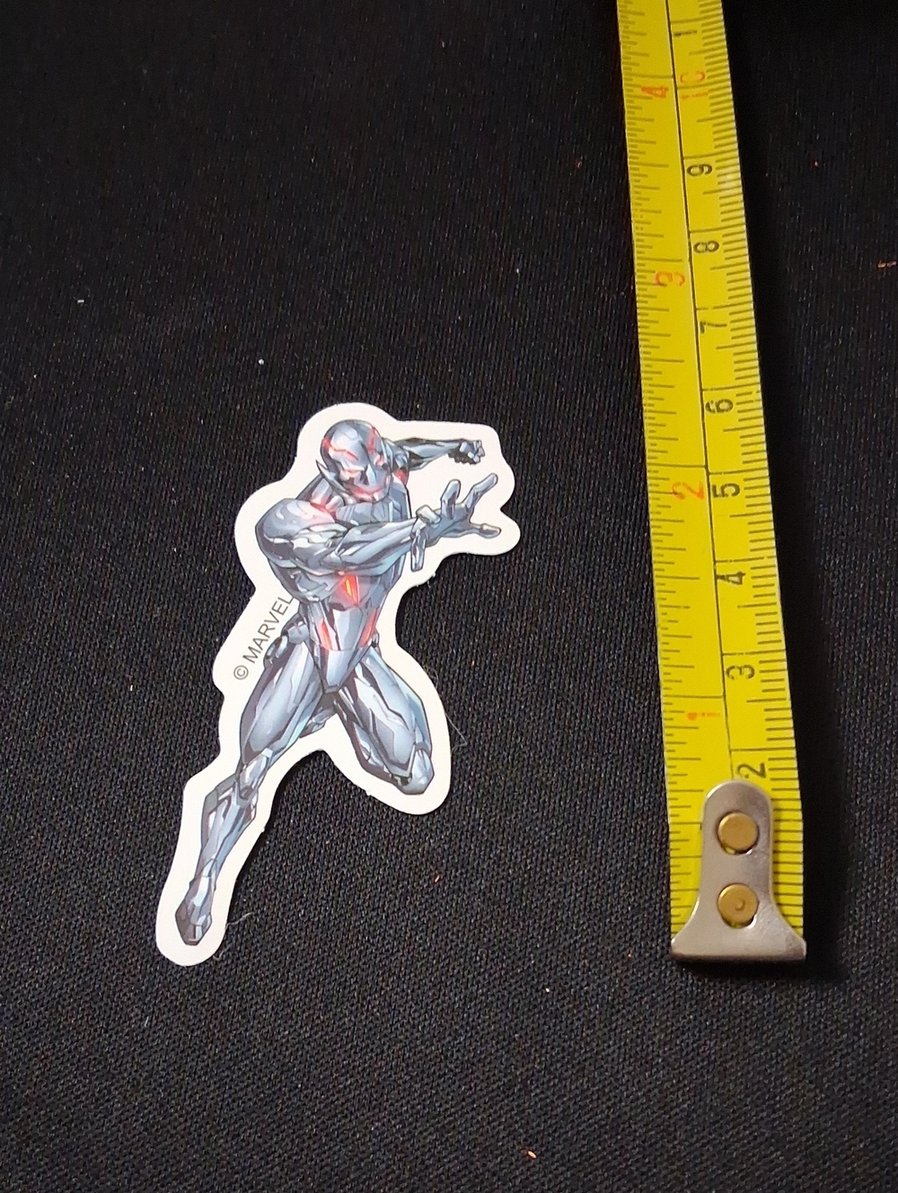 Marvel Silver and Red Ultron Waterproof Sticker